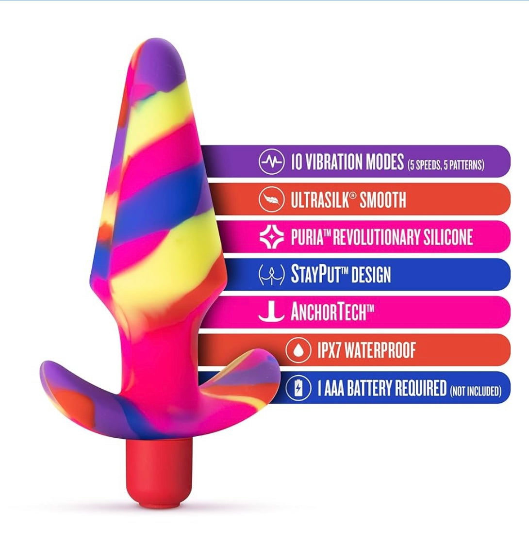 Avant by Blush|Free Spirit Scarlet Vibrating Plug