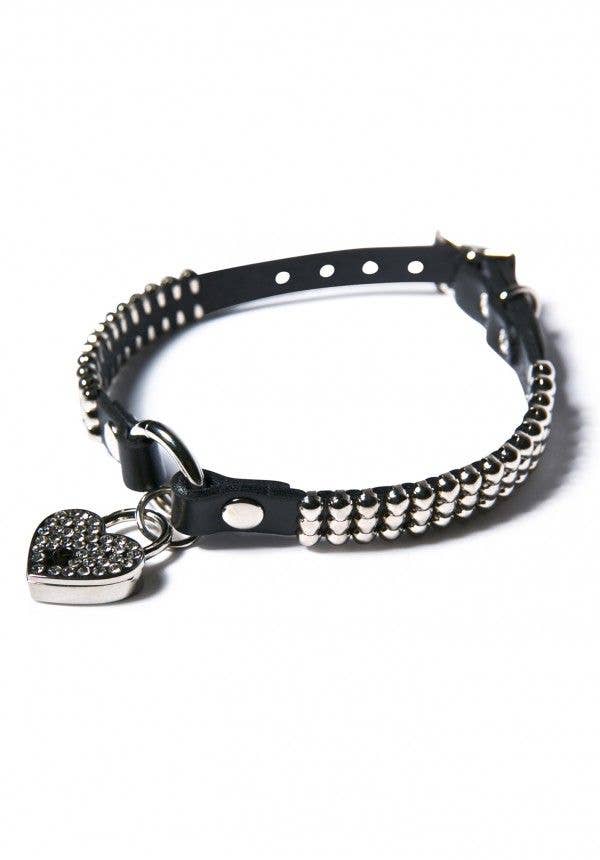 Rebel Heart Stud Lock Choker