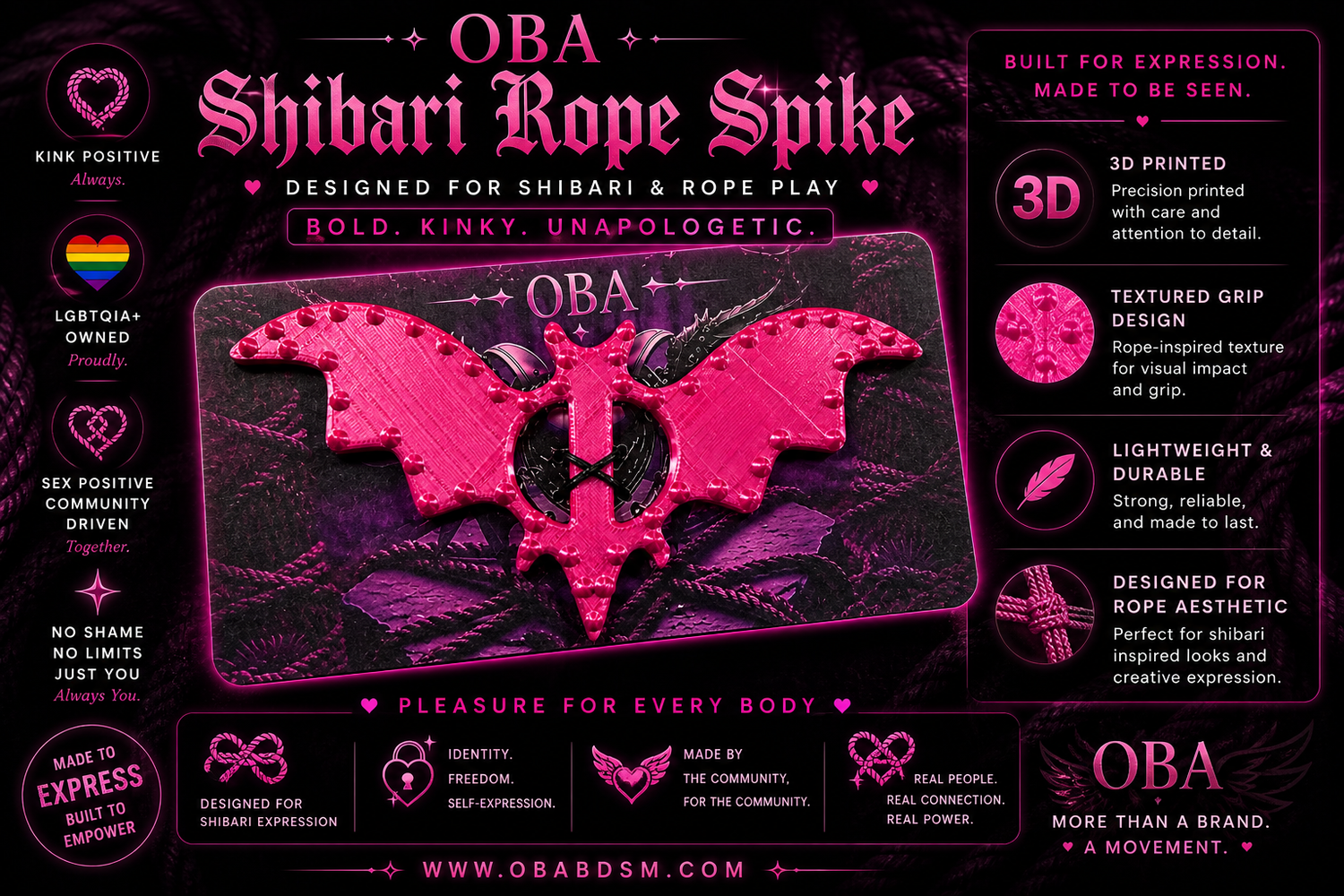 Bat shibari Spike !
