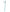 Spartacus 24" Leather Wrapped Cane - Baby Blue
