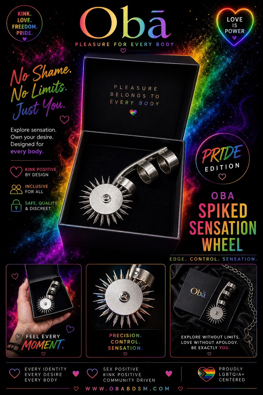 Spike sensation wheel