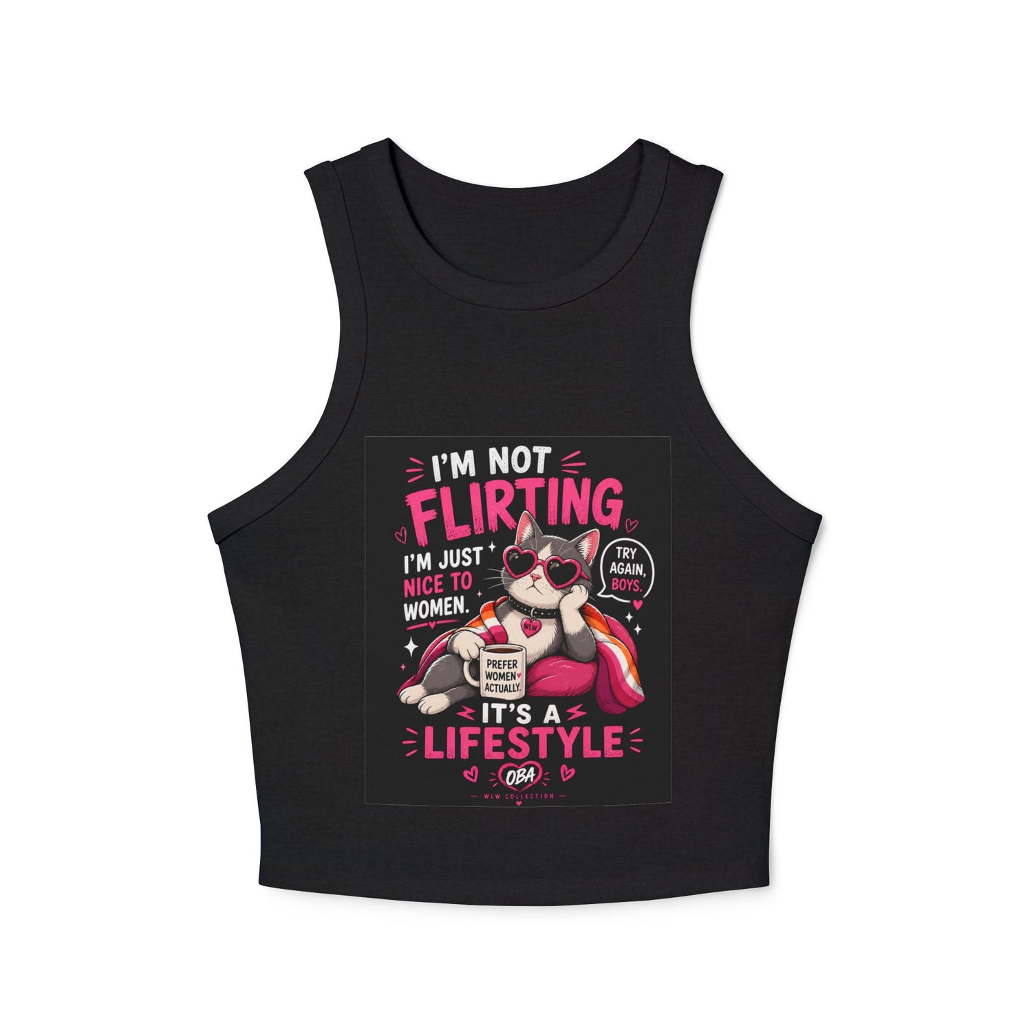 Women's Micro Rib Racer Tank Top