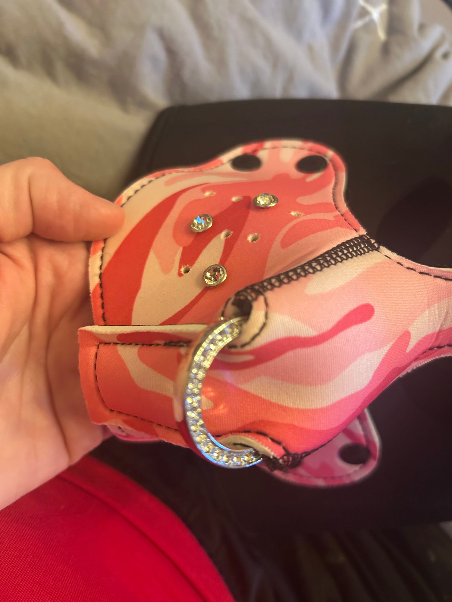 Pink camo PupHood￼￼