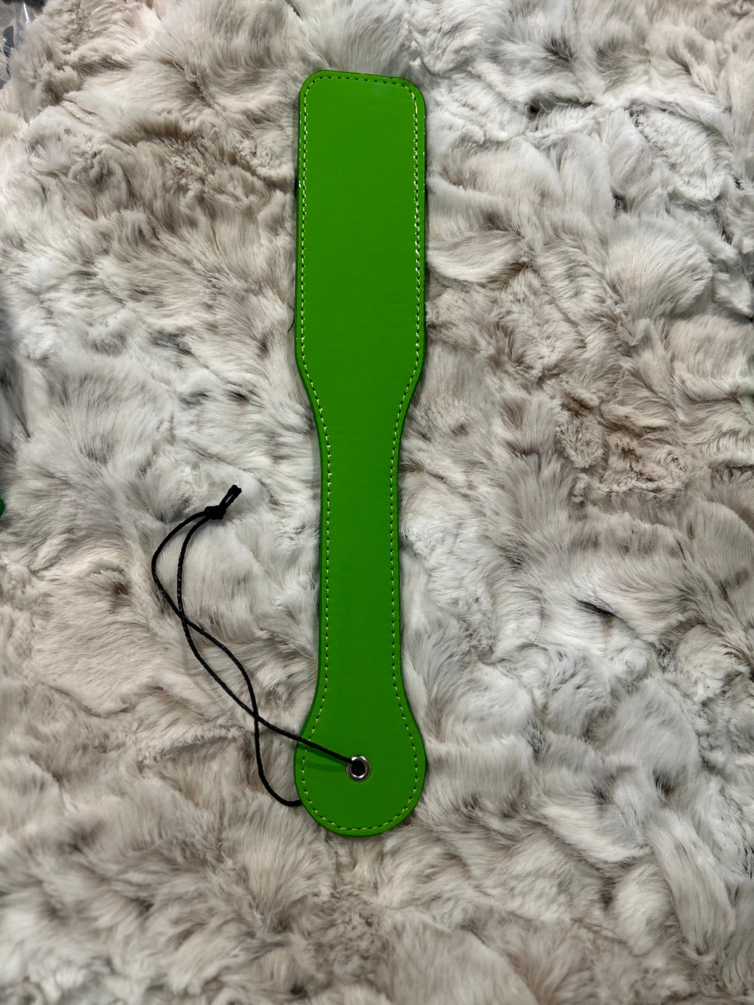 Neon Green and Black Bondage and Impact Play Kit