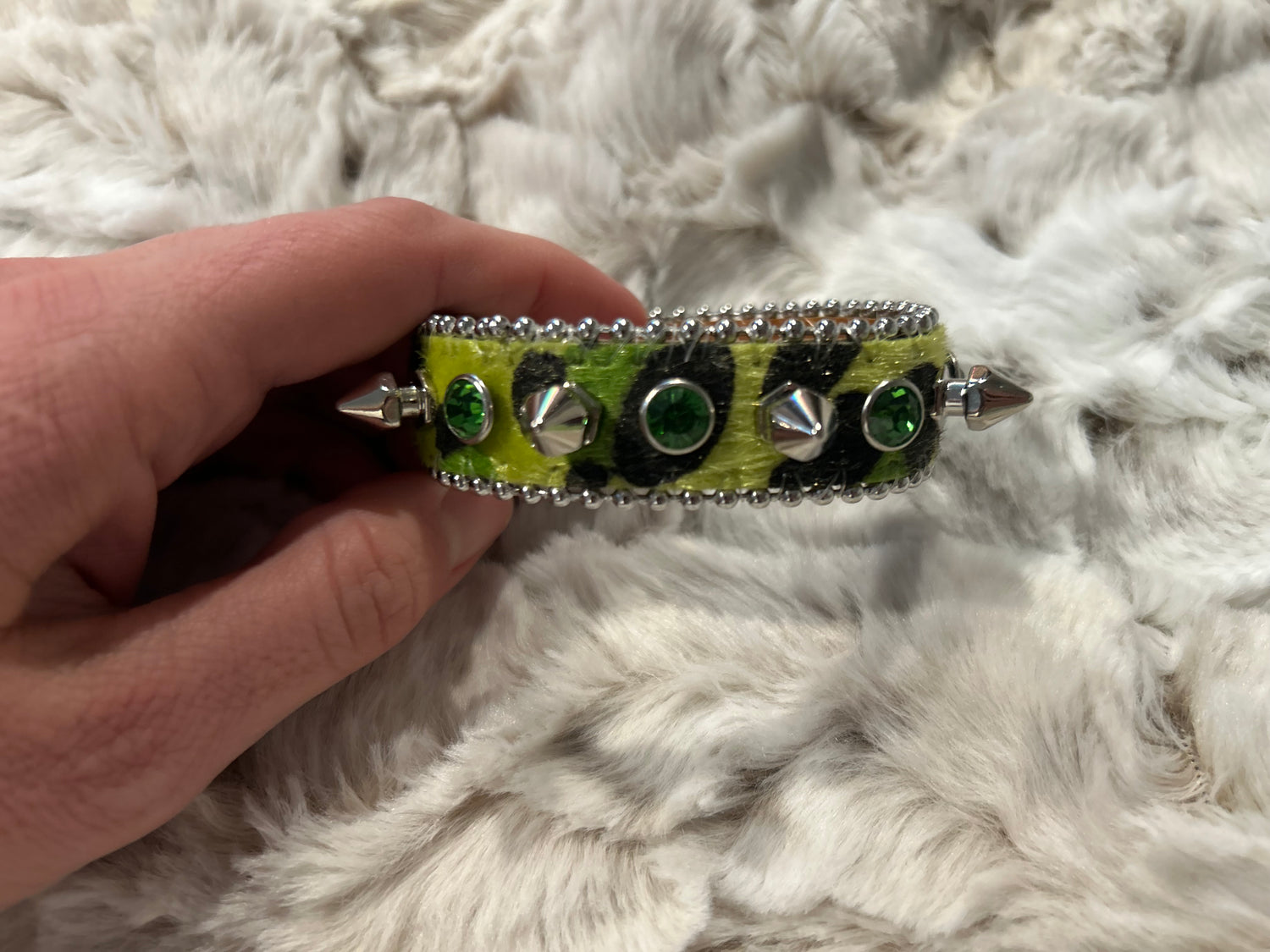 Neon Green and Black Bondage and Impact Play Kit