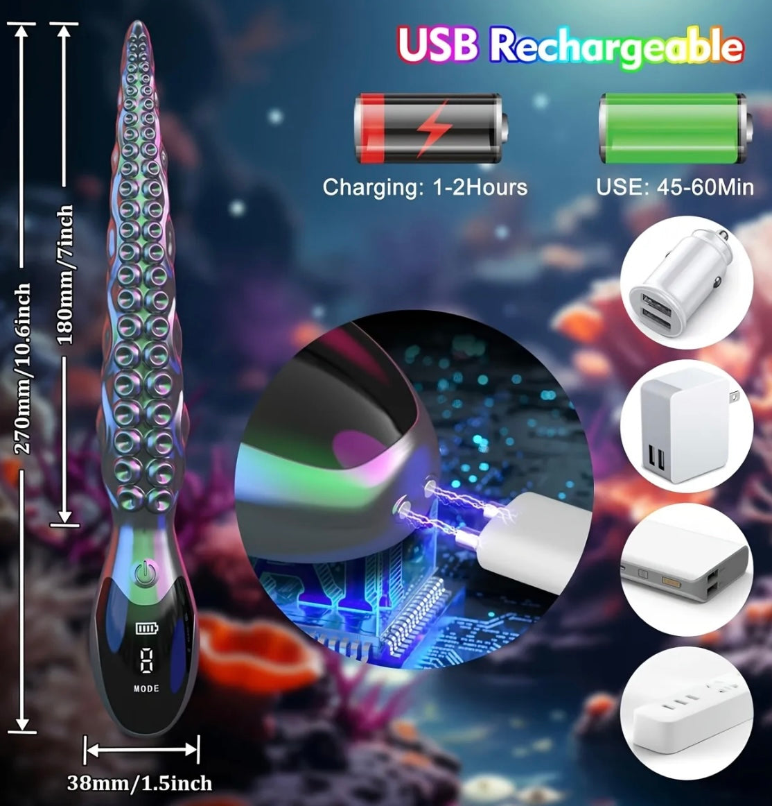 Deep Current Tentacle Vibrator