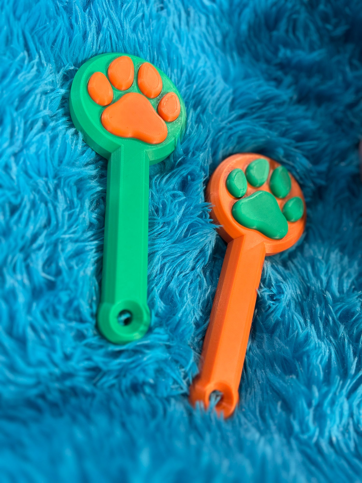 Puppy Paw impact  Paddle 3 D printed