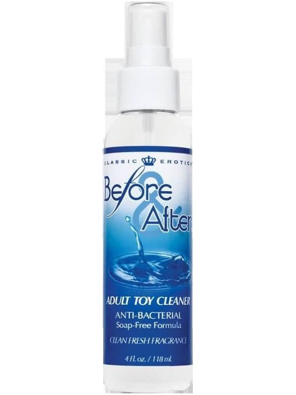 Before and After Anti-Bacterial Adult Toy Cleaner 8 fl oz