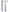 Icicles No. 8 Hand Blown Glass Massager - Clear w/Inside Blue Swirls