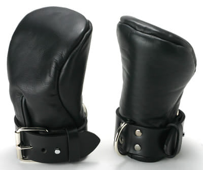 Strict Leather Deluxe Padded Fist Mitts- SM