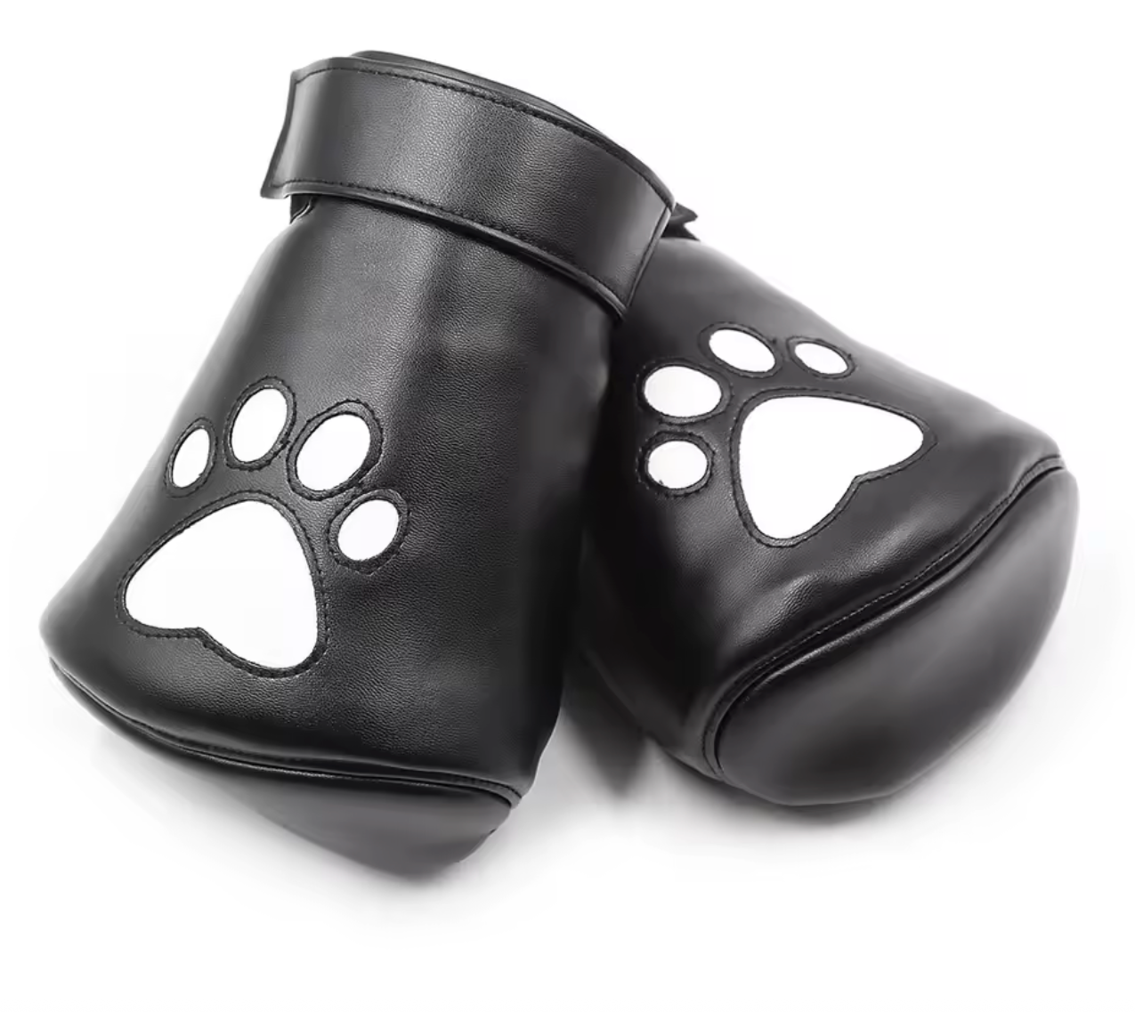 Padded Pup Paws - Vegan Leather Restraint Mitts