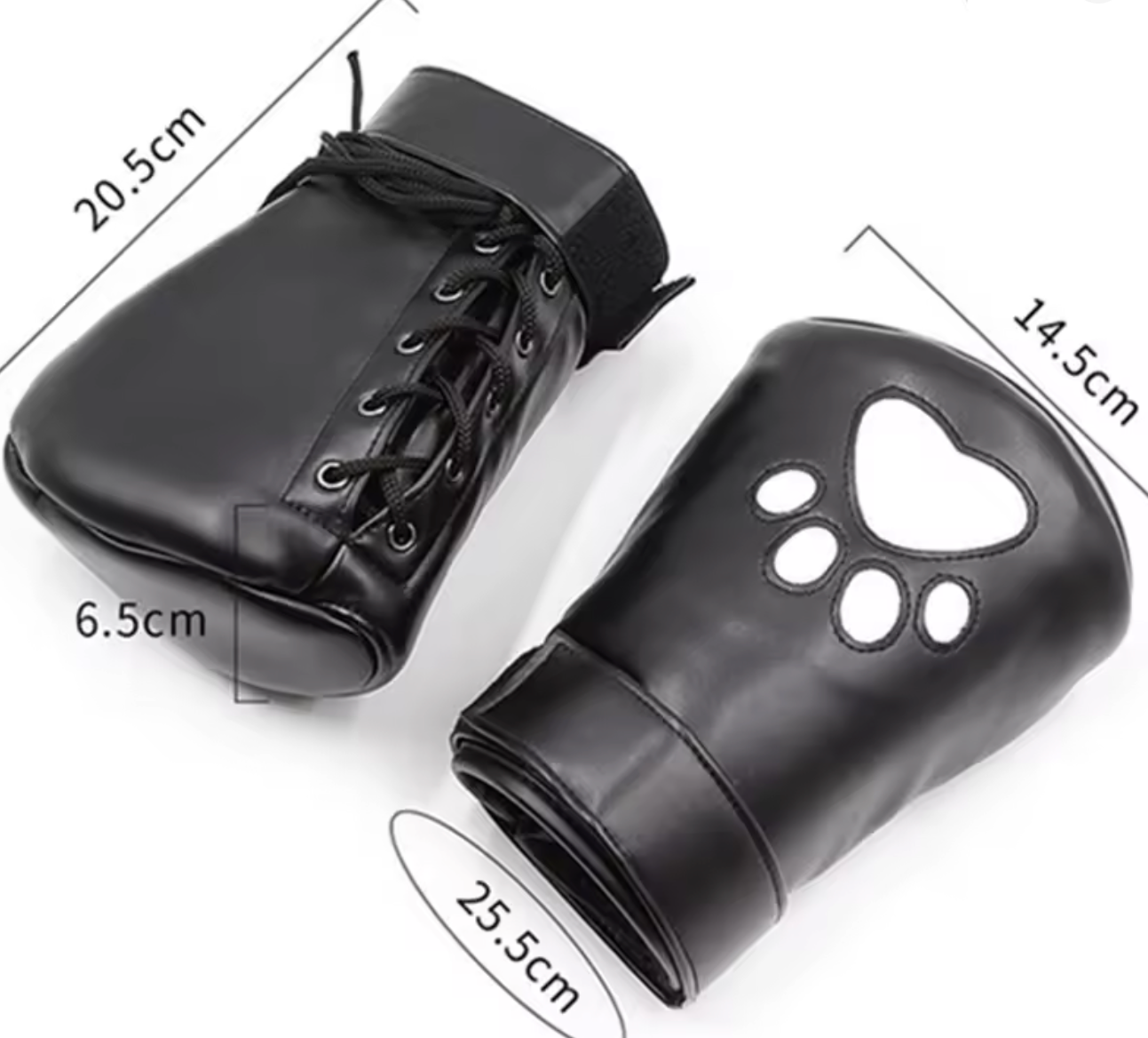 Padded Pup Paws - Vegan Leather Restraint Mitts