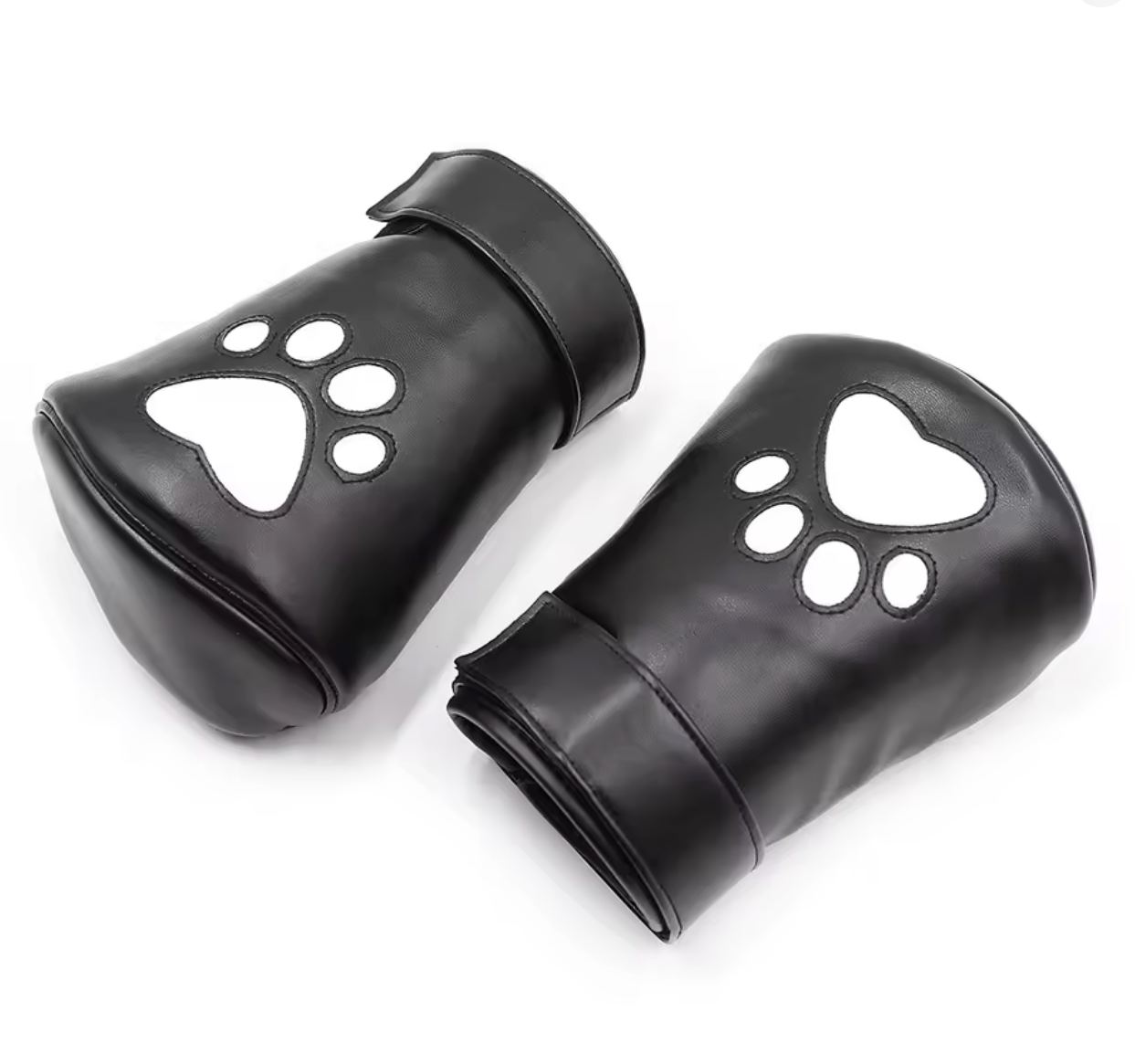 Padded Pup Paws - Vegan Leather Restraint Mitts