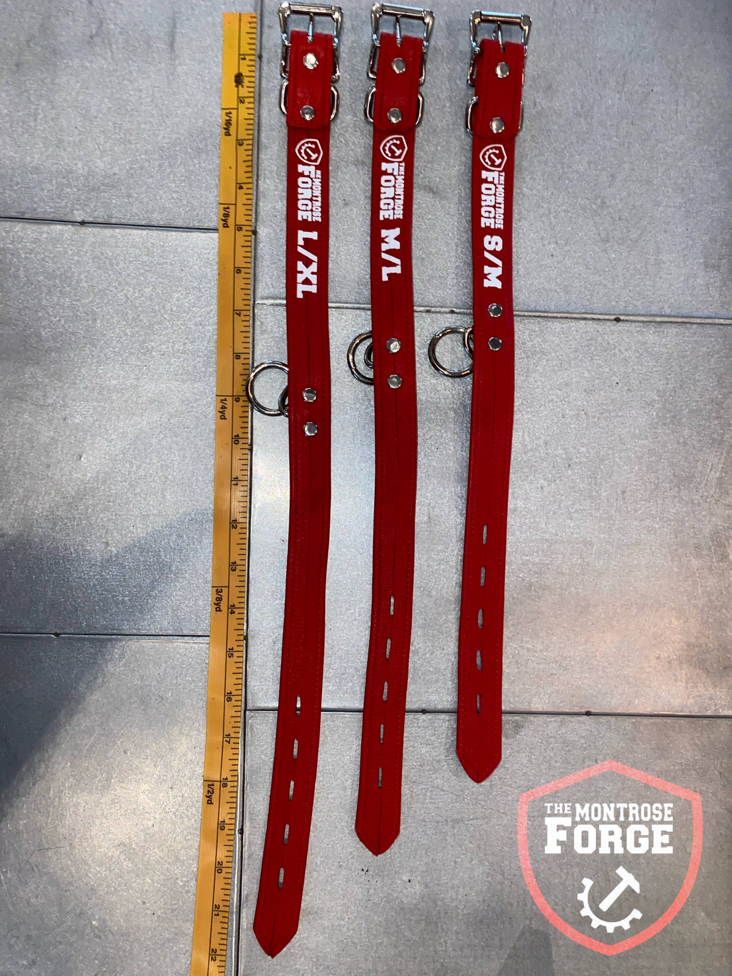 Montrose Forge  Locking Leather Collar