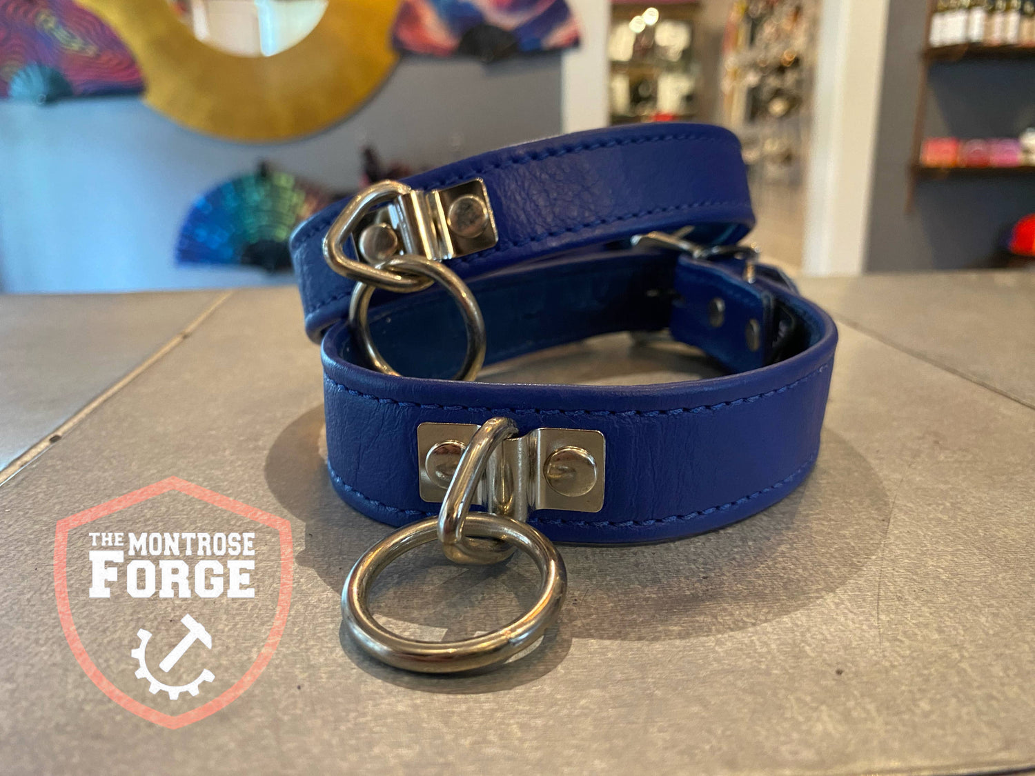 Montrose Forge  Locking Leather Collar